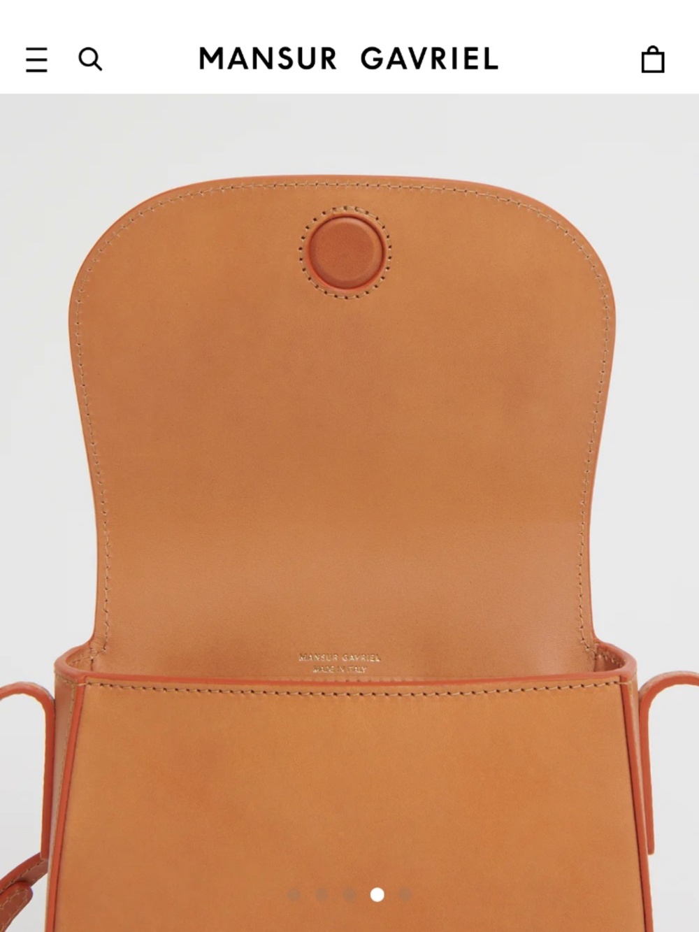 Mansur Gavriel Bag classic mini crossbody - Picture 4 of 11